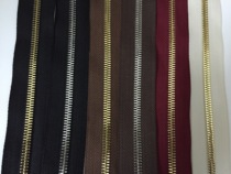 No 5 corn tooth metal copper zipper DIY handmade leather goods with code zipper Two-way zipper