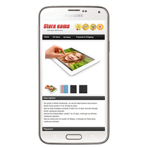 Ebay template design PC mobile mobile product description template listing adaptive screen