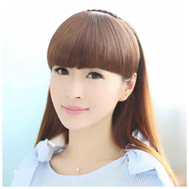 Hair Hoop Liu Hai Wig Zi Liu Hai Invisible Liu Hai Wig Pieces Straight Hair Braid Hair Clip Sloping Liu Hai Real Hair Fake Liu Hai