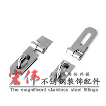 3cm stainless steel door buckle padlock Hatch lock card lock buckle lock lock buckle cabinet door buckle
