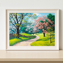 New 5d diamond painting full diamond embroidery Bedroom dining room small patch diamond cross stitch living room landscape masonry painting