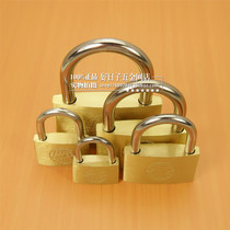Brass Padlock Warehouse Door Cabinet Door Straight Open Door Lock Interopen Case Padlock Home Long Head Padlock Luggage Small Lock Head