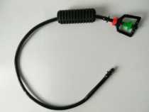 Inverted rotating micro nozzle large range greenhouse hanging spray