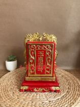 Wood carving seal custom Jade seal character seal God seal Jade Emperor treasure seal Various personalized custom seal size 5*5cm