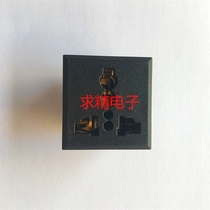 AC embedded three-pin power outlet three-hole card chassis cabinet black three-plug 301-005