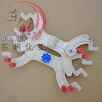 Plastic titration clamp drop fixed pipe clamp butterfly clamp fit titration table with laboratory supplies laboratory fixture