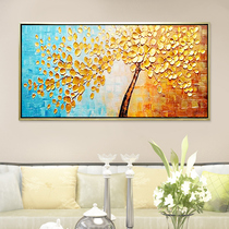 Golden hair fortune tree Diamond painting full diamond new 5D diamond embroidery stick cross stitch living room masonry painting modern simplicity