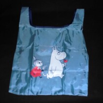 Japan Moomin Moomin Folding Eco Bag Shopping Bag(Blue)