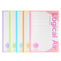  Nakabayashi Nakabayashi Japan imported notepad B5 square eye checkered notebook College style 5mm checkered notebook for college students Graduate school notebook Sub-grid book logic grid Lightweight version