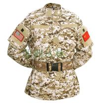 US Military Uniform Desert Digital Camouflawy Blouse Jacket Male Long Sleeve Jacket Leisure Outdoor military fan Autumn Winter Tactics for training