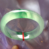 Jade Bracelet Natural Burmese Ice Floating Flower Water Jade New Product Yang Green Guifei Jade Bracelet Lady with Certificate