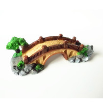 Simulation of small bridge resin ancient bridge aquarium landscape fish tank decoration