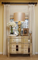 Export boutique cabinet Mirror furniture Dining side cabinet European furniture furniture cabinet Neoclassical F0770