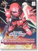 Bandai sdgong BB 281 BLAZE ZAKU red ZAKU warrior flame spot