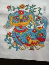 Wood version year painting Yu Shengrong pure handmade wood version of the year painting 2018 Wonsen years of luck and good luck with the birth of a dog for self-use