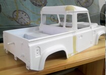 1 10 Simulation climbing car body Land Rover D90 pickup truck body modification customization