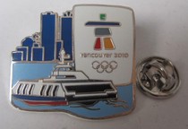 2010 Vancouver Winter Olympics Badge Canadian Landscape Badge Yacht Badge