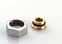 Bath faucet accessories hexagon nut shower faucet shower faucet shower in wall faucet inner wire nut copper