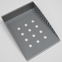 Office screen partition pendant pendant station steel pendant can hang A4 paper bracket silver gray