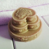 Leaf De Soap Workshop Soap Mold Silicone Soap Mold Soap Mold handicraft moles triple layer cake mold Q029