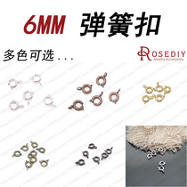 DIY materials ornaments accessories Item link buckle 6MM spring buckle spring pick up handmade 100