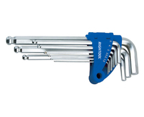 Renault tool] 9PC ball head lengthened inner hexagon wrench chrome vanadium steel material 194209 manufacturer direct