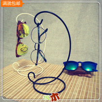 Creative metal wrought iron hanging window glasses props sunglasses display stand Glasses display decorative sunglasses display