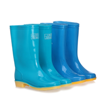 Shanghai double money middle cylinder womens rain shoes cover shoes acid and alkaline water boots Niu gluten bottom Lawless thickened water shoes anti-slip bottom rubber shoes