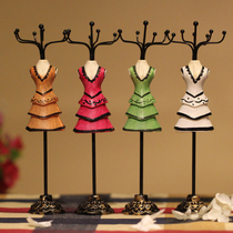 Model jewelry rack Jewelry pylons Multi-color bandeau dress Home decoration ornaments(small)