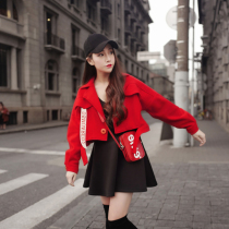 Early autumn 2021 new female Hong Kong style retro chic small fragrant style celebrity foreign professional two-piece set autumn and winter