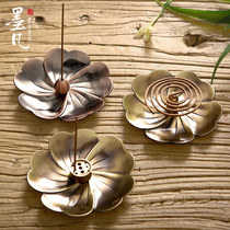 Mofan cherry blossom incense set antique incense burner room sandalwood pan incense burner incense seat