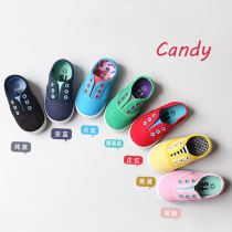 TS spring new candy color childrens canvas shoes Korean small childrens shoes soft bottom baby shoes explosion style