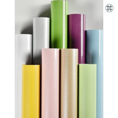 Computer cabinet stickers self-scrubbing stickers simple wallpaper table stickers room cabinet nostalgic waterproof layout pink