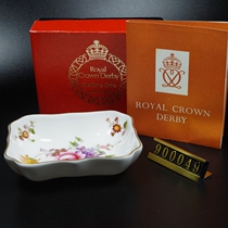 Royal Crowns Derby British Bone Porcelain Posies Series of Jewelry Sauces