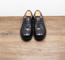 Goon Small Code Large Code Pure Cow Leather Solid Specific Stitched Vibram Sole Free Lace Round Head Business Handmade Leather Shoes