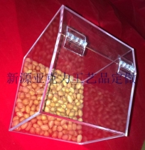 Acrylic plate custom I candy box flip box cassette handle dust cover model display box plexiglass box