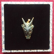 (The first Buddha) Tibetan ancient Lima copper alloy to catch the Golden Goat