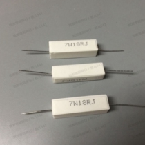 RX27 horizontal cement resistor 7W 18 European 18R 18ΩJ 7W18RJ 5% power resistor