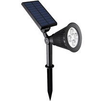 Solar lawn light 4led outdoor waterproof garden lawn plug-in light Household solar garden light