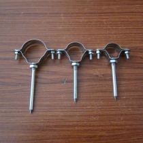 Thickened 20 25 32-side card Fixed Fixed pipe fittings on the wall surface 4 minutes 6 minutes 1 inch stainless steel pipe card