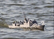 1:66 French light frigate A69 set of glass fiber reinforced plastic hull ABS upper resin parts