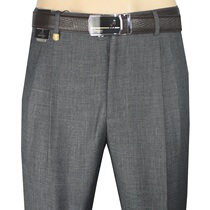 Summer thin wood Woodpecker Western Pants Male men Western Pants Loose high waist-free Large-size mid-aged mens pants