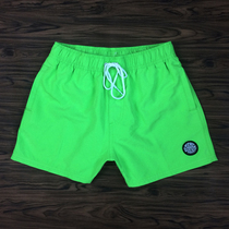 Mens quick-drying beach pants loose summer fashion casual sports pants fitness running pants inner mesh elastic three-point shorts