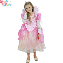 Halloween childrens show costumes Cosplay girls show clothes Barbie pink puffy princess dress