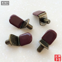 Green bronze layer partition bracket bracket plate support Cabinet wooden shelf glass support 7-shaped right angle layer plate holder nail with rubber sleeve