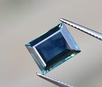 Natural Sapphire luo shi color fire mens ring surface can be customized mens ring 8 5*10 6 mm