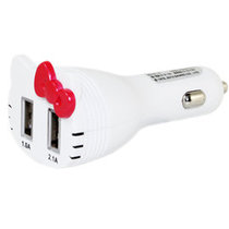 Hello Kitty Dual USB jack for classic modeling car charge