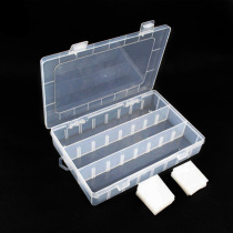 24-grid transparent storage box plastic box jewelry box beaded box finishing storage box jewelry box tool box