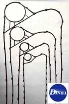 Imported plate heat exchanger gasket (Universal APV amp N35)rubber basket