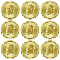 Chairman Maos portrait Mao Zedongs head red collection Cultural Revolution badge auspicious gold